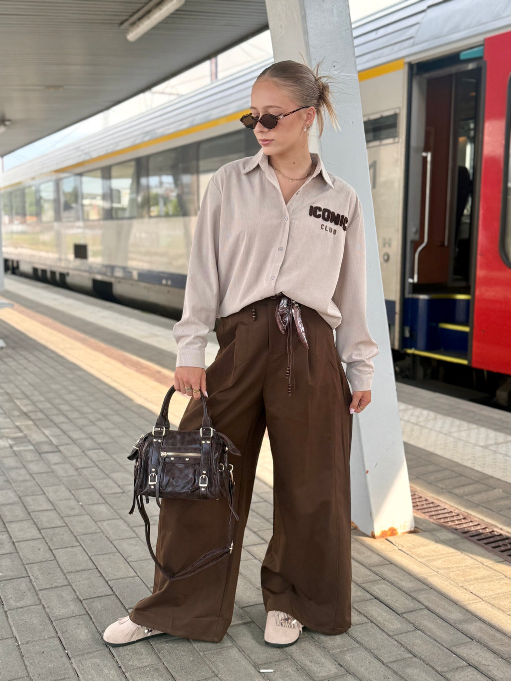Chemise velours léger ICONIC