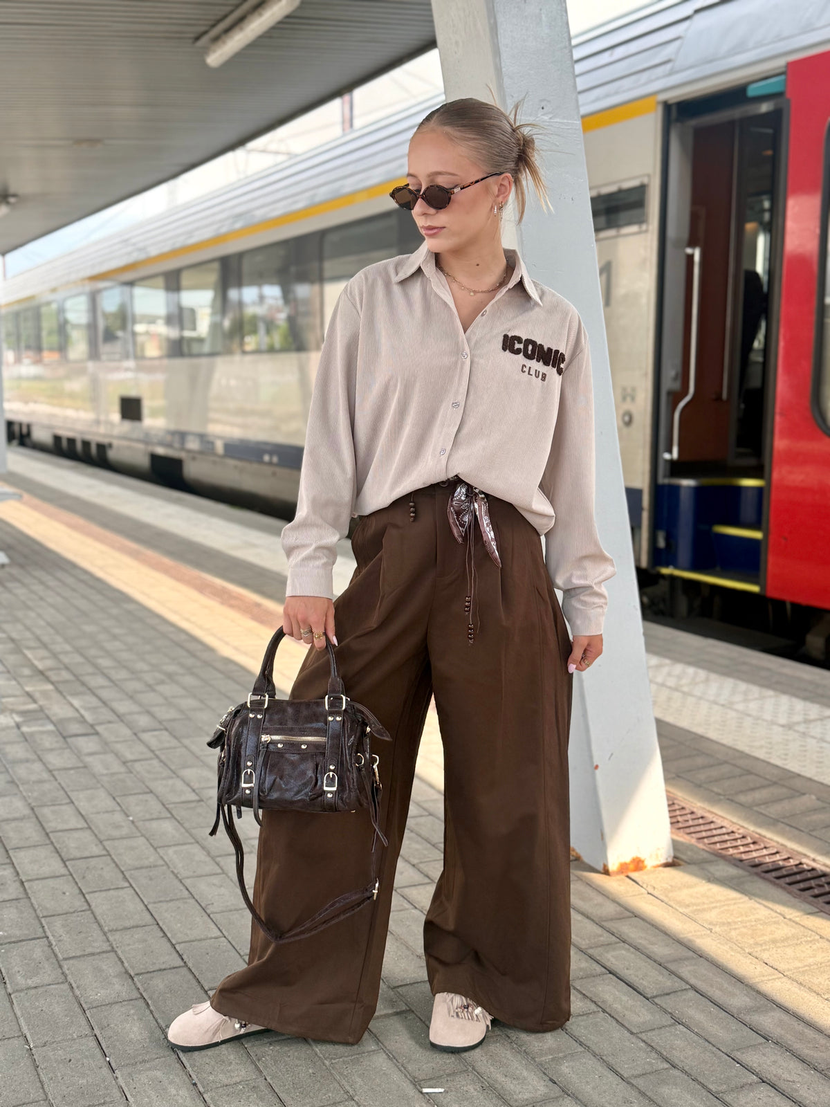 Chemise velours léger ICONIC