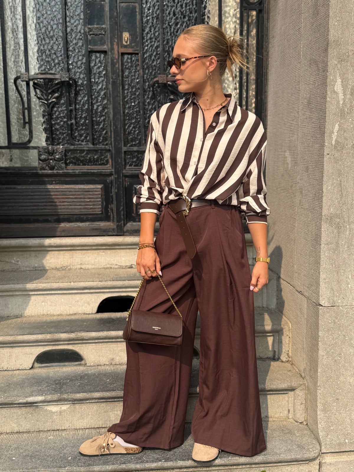 Chemise lignée