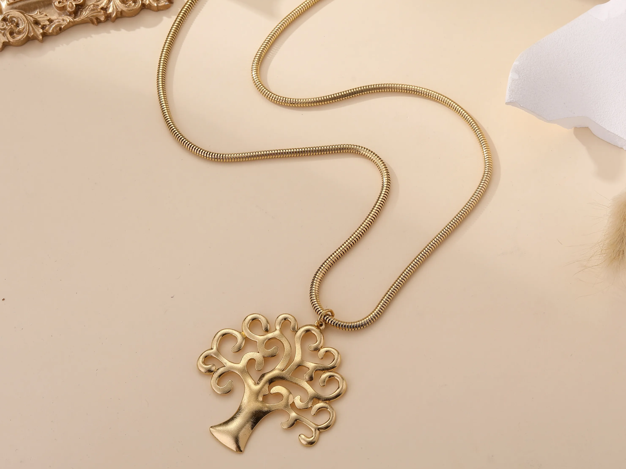 Long collier arbre de vie