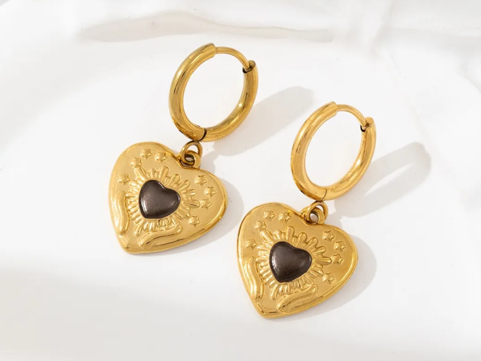 Boucles d’oreilles cœurs