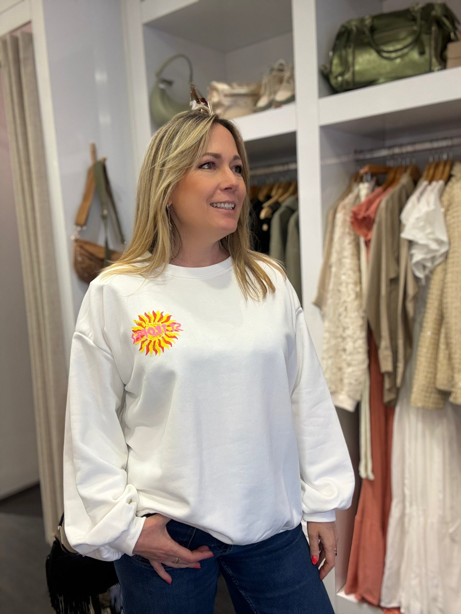 Le pull soleil